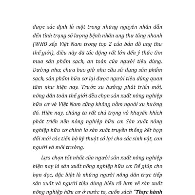 Thực Hành Nông Nghiệp Hữu Cơ