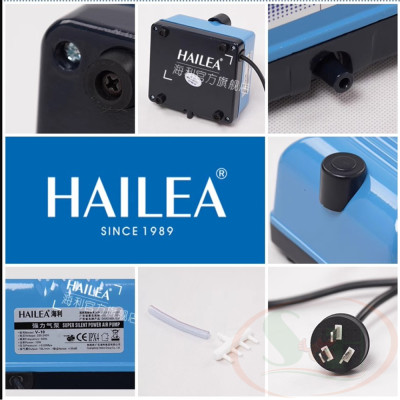 Máy sủi oxy Hailea Super Silent Air Pump V series V10 / V20 / V30 / V60 bể cá tép thủy sinh tiểu cảnh
