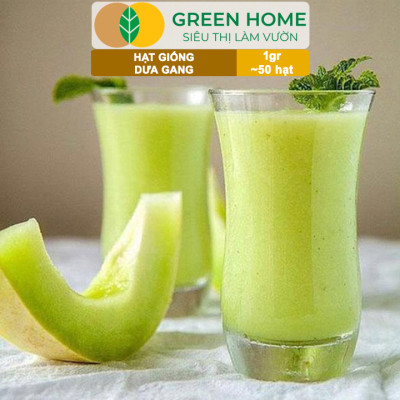 Hạt Giống Dưa Gang GreenHome, Gói 1gr~50 hạt, Dễ Trồng Quanh Năm, Nảy Mầm Cao, Thu Hoạch Nhanh, T04
