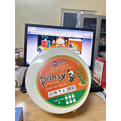 ( COMBO 5 Cuộn) Giấy Vệ Sinh Công Nghiệp PANSY 500gr Cuộn Lớn 3 Lớp Siêu Tiết Kiệm Mềm Mịn Dai Thấm Hút