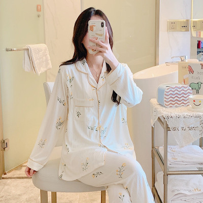 Bộ Đồ Bầu Và Sau Sinh Dài Tay Chất Liệu Cotton Có Khe Mở Cho Con Bú