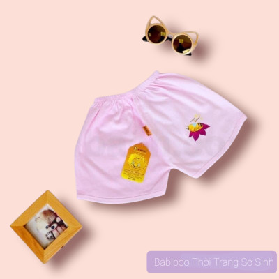 Quần ngắn Babiboo cotton nhiều màu cho bé BB50