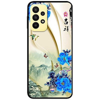Ốp lưng dành cho Samsung A13 4G mẫu Hoa Xanh và Bướm