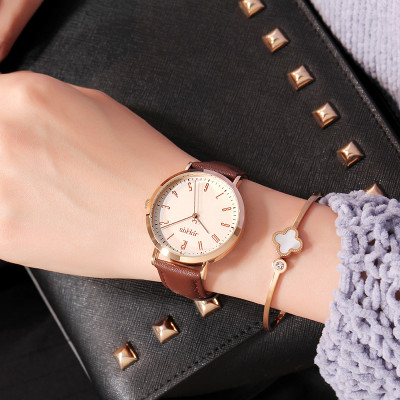 Đồng Hồ Nữ Julius Hàn Quốc JA1017 dây da (nhiều màu)