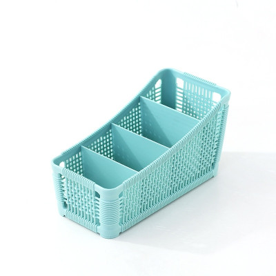 khay tiện ích 4 ngăn Hàn quốc cao cấp kệ khay đựng bút đựng mỹ phẩm đa năng