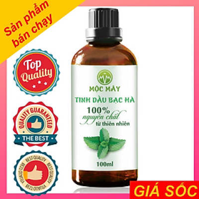 Tinh dầu Bạc Hà Mộc Mây nguyên chất 100% từ thiên nhiên, xông phòng, khử mùi, thơm phòng, đuổi muỗi, thư giản