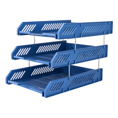 Khay 3 Tầng Deli 9209 - Màu Ngẫu Nhiên