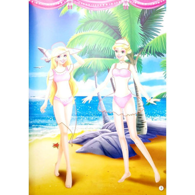 Sách - 1000 Hình Dán Trang Phục Công Chúa - Công Chúa Vui Vẻ - Minh Thắng