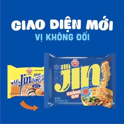 Thùng 20 gói mỳ Jin không cay 120g