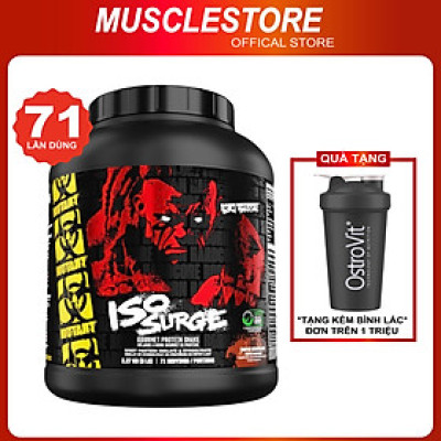 Mutant Iso Surge 5lbs (2.3kg), Whey Protein Sữa Tăng Cơ, Bổ Sung Đạm Phục Hồi và Phát Triển Cơ