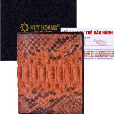 Ví Nam Huy Hoàng HT2312 (10 x 12.5 cm) - Nâu
