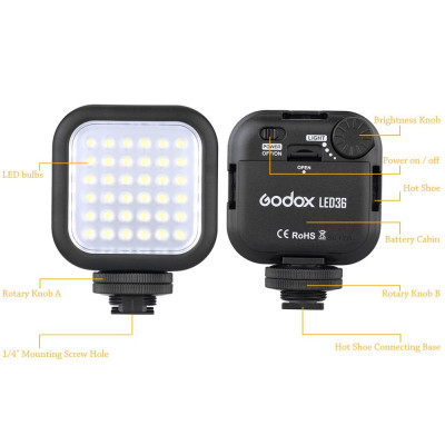 Đèn LED cho máy ảnh DSLR máy quay phim Mini DVR