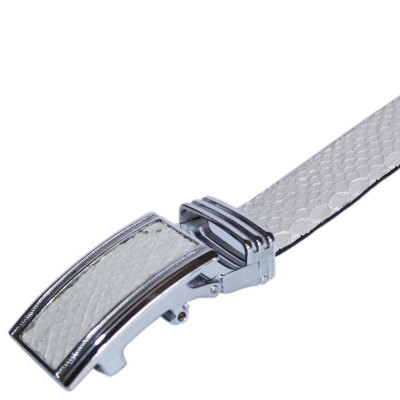 Thắt Lưng Nam Da Trăn Bản Lớn Huy Hoàng HT4315 - Trắng