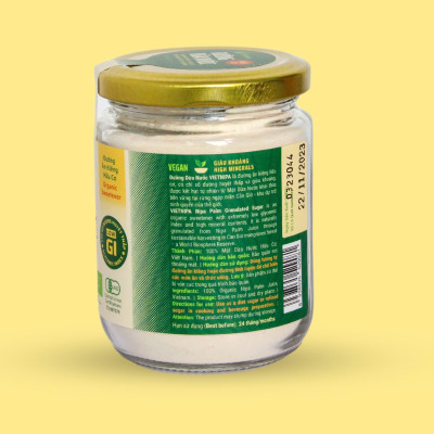 Đường Dừa Nước Vietnipa 550g -  Người Tiểu Đường, Ăn Kiêng, Hàm Lượng Vitamin Và Muối Khoáng Cao