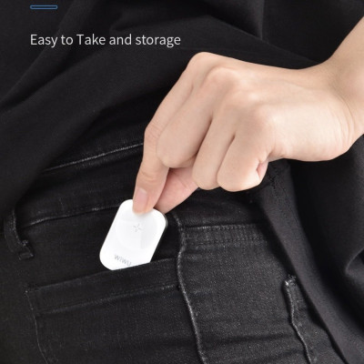 Sạc Không Dây Wiwu Wiwu Wireless Charge M16 Dành Cho Đồng Hồ Thông Minh Sạc Nhanh, Hấp Phụ Từ Tính Mạnh - Hàng Chính Hãng