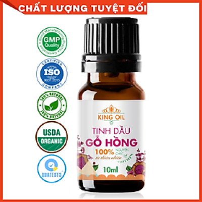 Tinh dầu Gỗ Hồng (Rosewood Essential Oil) nguyên chất từ thiên nhiên, xông phòng, khử mùi, thơm phòng, đuổi muỗi, thư giản - KingOil