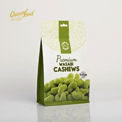 Hạt Điều Wasabi Only Nature 200gr / Túi Hàng Việt Nam Xuất Khẩu