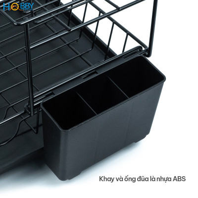 Kệ chén đa năng 2 tầng sắt sơn tĩnh điện Hobby home decor KC7