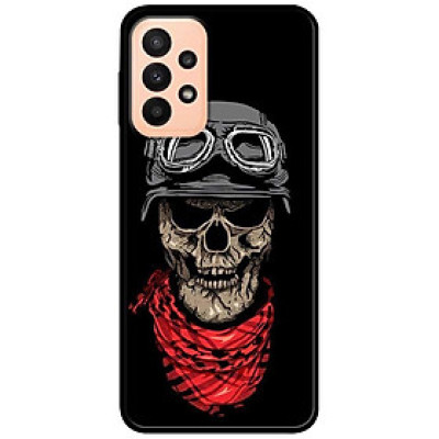 Ốp lưng dành cho Samsung A13 5G - Samsung A33 5G mẫu Đầu Lâu Khăn Đỏ