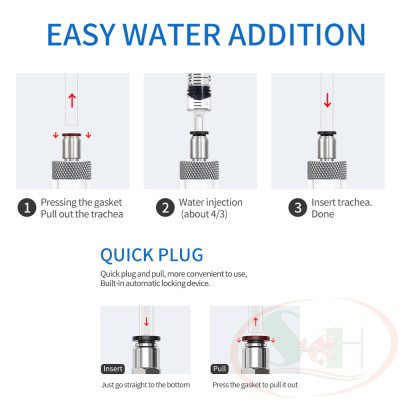 Đếm giọt Week Aqua Smart Co2 Bubble Counter bù nước thông minh bể thủy sinh cá tép cảnh