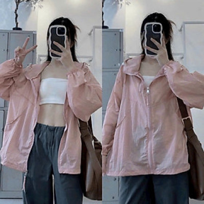 Áo khoác dù trượt nước mới về áo 1 lớp, nón 2 lớp, dáng form dài rộng, có túi trong