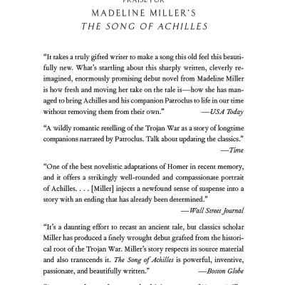 The Song Of Achilles