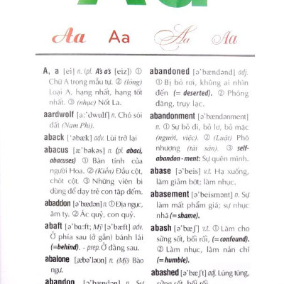 Từ Điển Anh Việt 300000 Mục Từ Và Định Nghĩa (Tái Bản) - Bìa Cứng