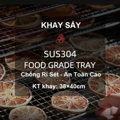 Máy sấy thực phẩm công nghiệp thương hiệu cao cấp AOSIDA SS-24H 24 khay - Dung tích 215L - Hàng nhập khẩu