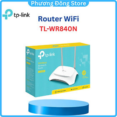 TP-Link TL-WR840N - Router Wifi Chuẩn N Tốc Độ 300Mbps - Hàng Chính Hãng