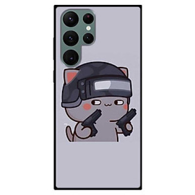 Ốp lưng dành cho Samsung S22 - S22 Plus - S22 Ultra - Mèo Xám Đội Nón