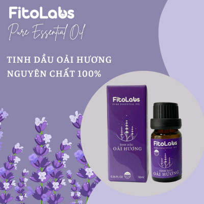 Tinh Dầu Oải hương Fitolabs Giúp Thư Giãn, Cải Thiện Giấc Ngủ, Ngủ Ngon Sâu Giấc