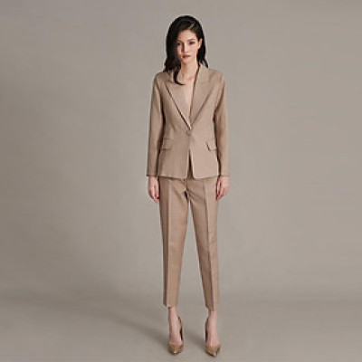 Set Suits kiểu 1 cúc màu be 2NDDATE