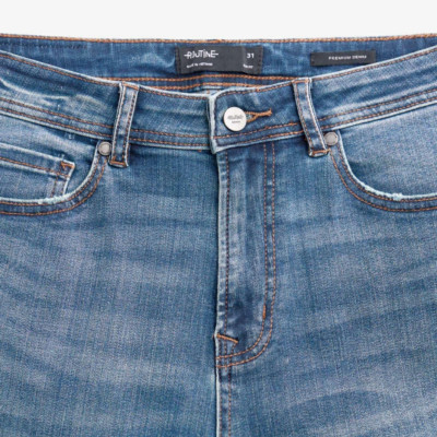 Quần jeans nam ROUTINE Premium công nghệ Hakuu - Poly làm mát. From Slim - 10S24DPA008P | ROUTINE CÀ MAU