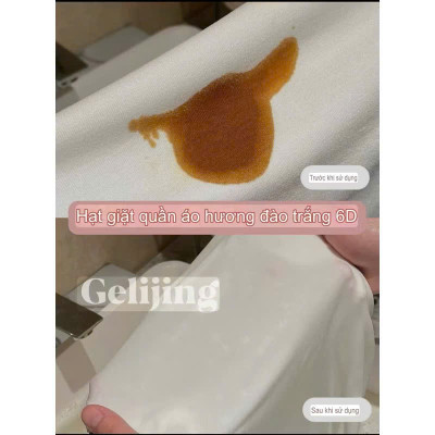 Hộp 300 Viên Giặt 6D Hương Đào, Sạch X8 Lần, Lưu Hương 24H, Siêu Tiết Kiệm Giặt Cả Tháng - HÀNG CHÍNH HÃNG MINIIN