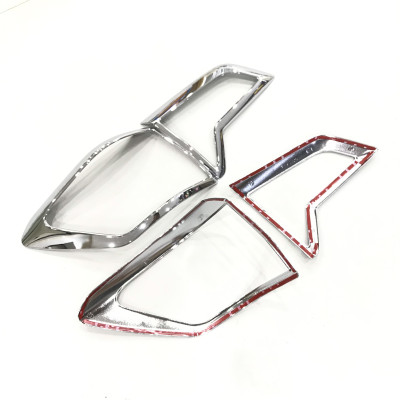 Bộ ốp viền bảo vệ, trang trí đèn mạ Crom cho Nissan Terra