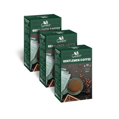 Gentlemen Coffee Goce - Cafe Nam hòa tan 3 trong 1 - 144g (8 gói x 18g)