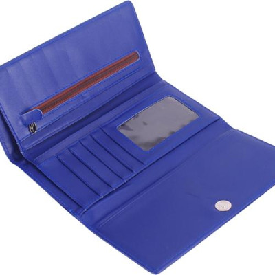 Ví Nữ Huy Hoàng HT3158 (9.5 x 19 cm) - Xanh Dương
