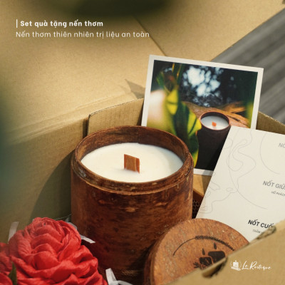 Set Quà Tặng Nến Thơm Trị Liệu Le Rustique Phiên Bản Classic - 9 Mùi Hương - Nến Thơm Cao Cấp - An Toàn Sức Khỏe - 200g