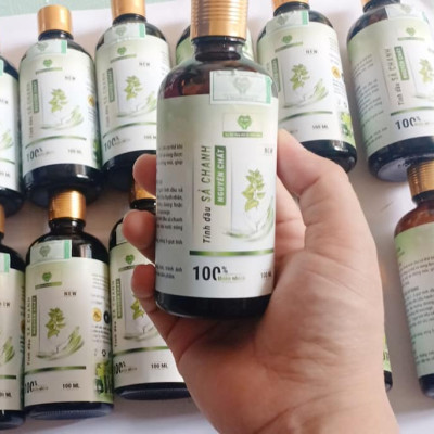 TINH DẦU SẢ CHANH NGUYÊN CHẤT MẸ KEN - 100ml (đuổi muỗi, làm sạch không khí )