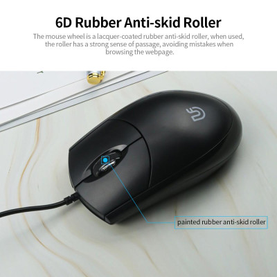 Chuột uFound U-63 có dây hỗ trợ USB 1000DP cho văn phòng gia đình