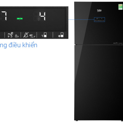 Tủ lạnh Beko Inverter 375 lít RDNT401E50VZGB - HÀNG CHÍNH HÃNG - CHỈ GIAO HCM