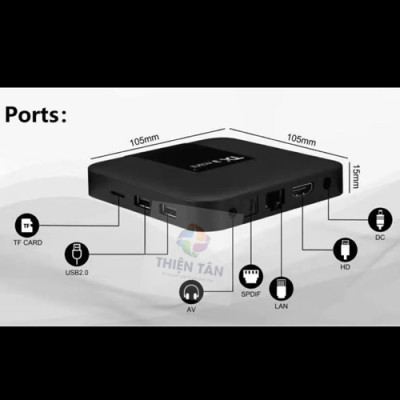 Box TV TX3 mini+ (2024) - Ram 4G/32G  Android TV 11.0 - Chip Amlogic S905W2 - Bluetooth 5.0 - Xem Truyền Hình Đá Banh Miễn Phí - Hàng Nhập Khẩu