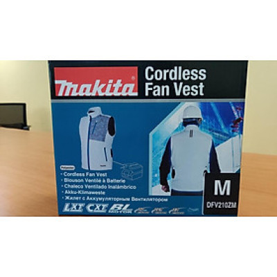 ÁO VEST LÀM MÁT PIN 18V MAKITA (KHÔNG KÈM PIN VÀ ĐẾ SẠC) DFV210ZM- HÀNG CHÍNH HÃNG