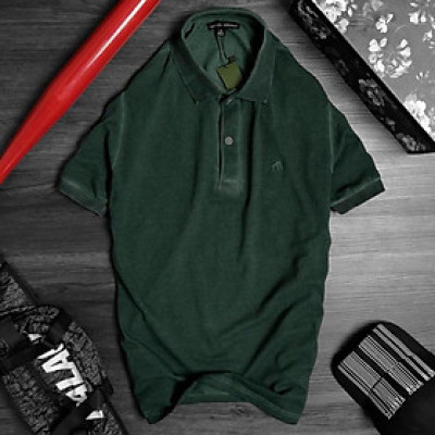 Áo thun polo nam bụi_wax acid_nam tính