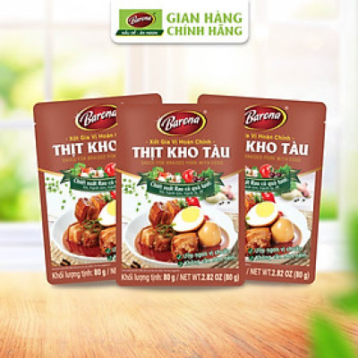 Combo 3 gói Xốt Gia Vị Hoàn Chỉnh - Thịt Kho Tàu 80g