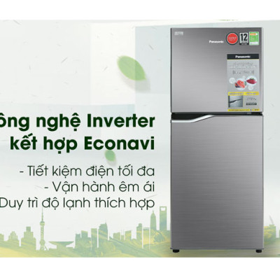 Tủ lạnh Panasonic Inverter 170 lít NR-BA190PPVN  - Kháng khuẩn tinh thể bạc Ag+ - Hàng chính hãng