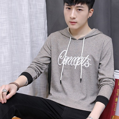 Áo khoác nam hoodie AKN490 Thun nỉ ngoại (xám vàng)