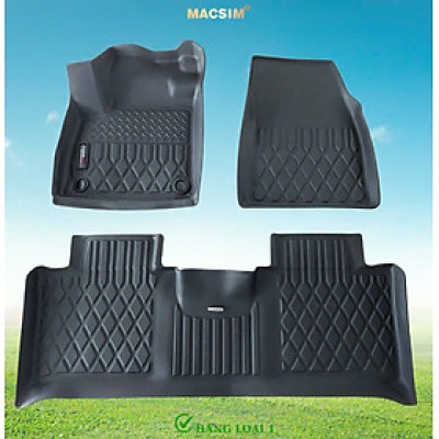 Thảm sàn sd Ford Territory nhãn hiệu Macsim Nhãn hiệu Macsim chất liệu nhựa TPE cao cấp màu đen
