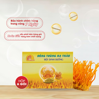 Bột Ngũ Cốc Đông Trùng Hạ Thảo Thiên Ân - (Combo 2 Hộp x 6 Gói)