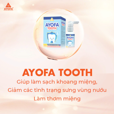Xịt Chống Sâu Răng Cho Bé và Thơm Miệng Người Lớn AYOFA TOOTH 50ml